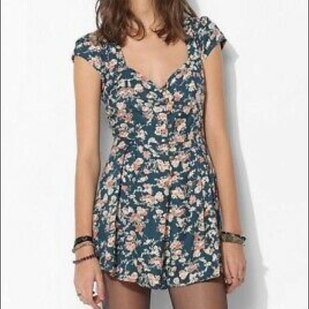 Urban Outfitters Kimchi Blue Floral Romper